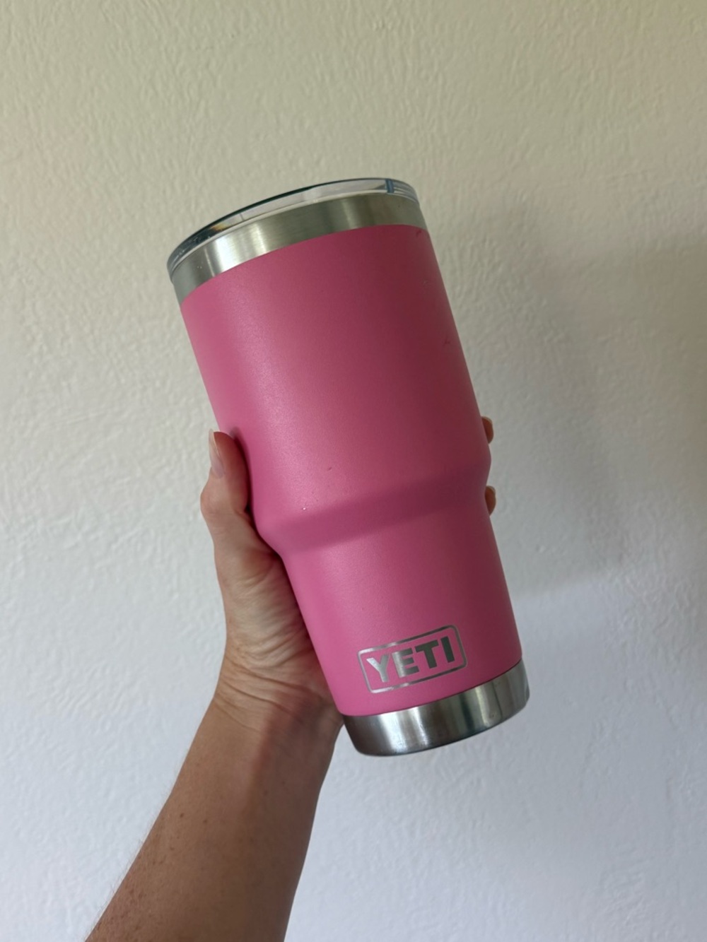 YETI Pink Stainless Steel Tumbler